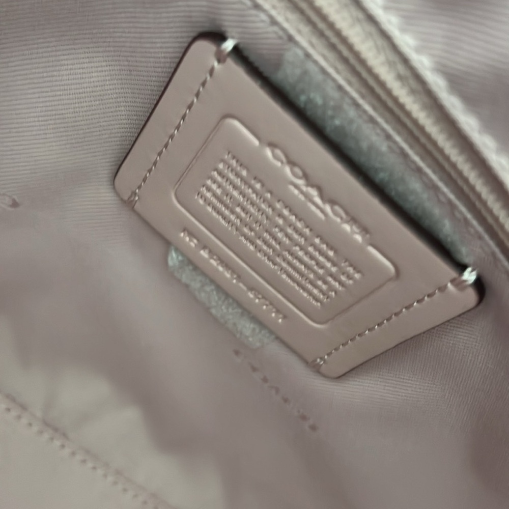 Coach Drew Pink Leather Satchel - Picture 2 of 13